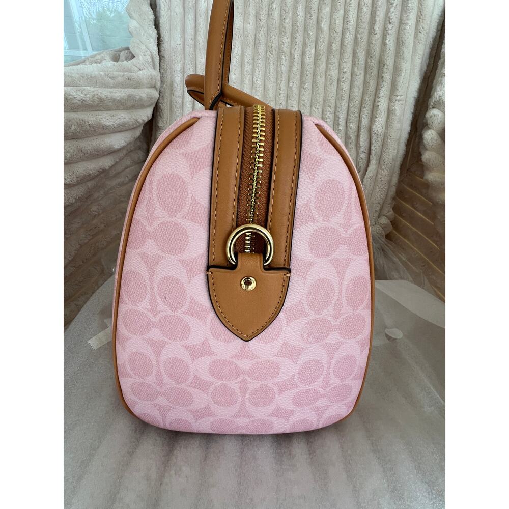 Coach Powder Pink Large Rowan NWT - Picture 8 of 11